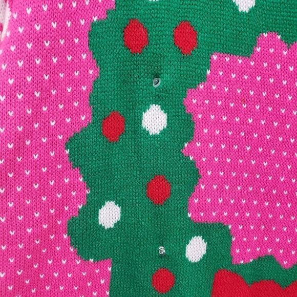 Forum Light Up Wreath Sweater Size Large - Picture 4 of 9